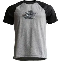 Zimtstern Riderz MTB Tee S/S Maglietta da ciclismo Uomo (XL, grigio)