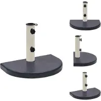 vidaXL Portaombrelli nero 40x28x4 cm in granito - Portaombrelli