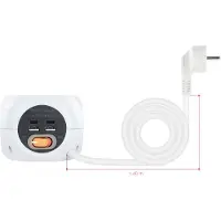 Nanocable Caricabatterie 2xusb C/2xusb 16a
