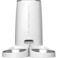 Rojeco Versione Del Pulsante Dell´alimentatore Automatico Per Animali Domestici 4l