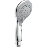 Eisl Eisl, soffione manuale BIOLUX, con 5 funzioni, soffione doccia, doccetta, soffione cromato