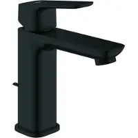 GROHE Cubeo Mitigeur monocommandé pour lavabo, M-Size, saillie 116mm, vidage à tirette, EcoMode, 1017562430, 1017562430