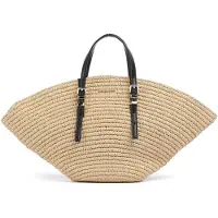 Michael Kors Small Fan Tote Nat/black Taglia: OS | Borse a mano Outlet | Donna