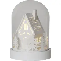 Star Trading Scena natalizia in vetro a cupola Led KUPOL