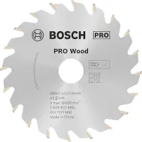Bosch Powertools Disco Per Sega Circolare Per Legno 85x15x20d