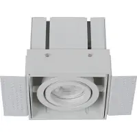 Lucide Faretto da incasso Trimless, 1 luce, bianco