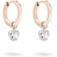 Tamaris Orecchini a cerchio oro rosa - 16mm