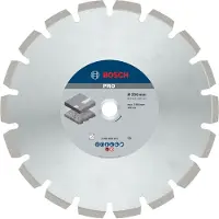 Bosch Accesorios Disco Diamantato Per Asfalto 350x25.40 20x3.2x12 Mm