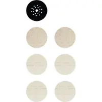 Bosch Set Di Carta Vetrata A Rete M480 Con Tampone Saber 225 Mm 7 Unità