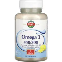 Kal Capsule Omega 3 450 300 Essential Fatty Acid 60 Unità