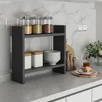 Skye Decor , Denver - Antracite, mensole da cucina, antracite, 34 x 10 x 30 cm