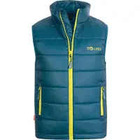 TROLLKIDS Kids Trondheim Vest Gilet sintetico Bambini (116, blu)