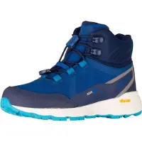 TROLLKIDS Kid's Skarvan Hiker Mid XT Scarpe da trekking Bambini (28, blu)