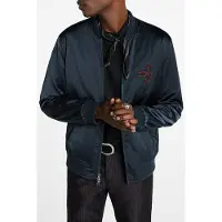John Varvatos David Bowie Bomber Jacket Navy Taglia: 44 | Bomber Outlet | Uomo | Blu