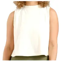 DEDICATED Women's Top Namsos Hemp Top Donna (XL, bianco)