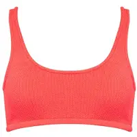 Banana Moon Women's Justin Scrunchy Parte superiore bikini Donna (36, rosso)