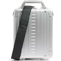 Aleon Aluminum Vertical Valigetta 24 cm Vano porta PC color argento