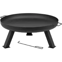 Tepro fire pit ciotola Reno, nero (80 x 93 x 35 cm)