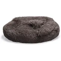 Beeztees Letto per cani Yala in peluche marrone, diametro: 70 cm