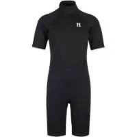Heber Peak Kid's SeapineHe. Short Wet Suit 3mm Tuta in neoprene Bambini (8 years, nero)