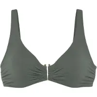 LASCANA Top per bikini oliva