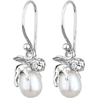 Elli Orecchini 'Engel' argento / bianco