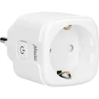 Alecto Presa Wi-Fi intelligente con monitor energetico, 16 A 3680 W, bianca