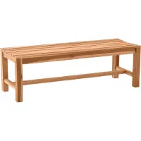 Möbilia Panchina da giardino, 150 cm, teak