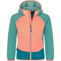 TROLLKIDS Girl's Sirdal Jacket Giacca in pile Bambini (98, turchese)