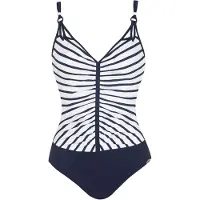 Sunflair Costume intero blu scuro / bianco
