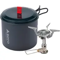 Soto Amicus W/ Igniter + New River Pot Combo Fornelli a gas (1 l, grigio)