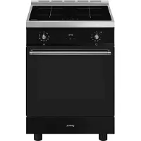 Smeg Cucina In Vetroceramica Con Forno C6ipblt2 Induction 60 Cm 4 Fuochi