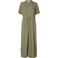 Selected Vestito Camicia Donne Verde 38