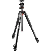 Manfrotto 055xpro As Kit Treppiede Con Testa A Sfera Alluminio