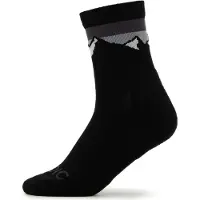 Stoic Merino Quarter Tech Rib Mountains Socks Calze casual (42-44, nero)