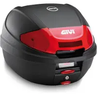 Givi Top Case *E300* Riflettore rosso, piastra Monolock