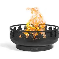 Cook King Ciotola per il fuoco "TORONTO" 80 cm Pozzetto per il fuoco, cesto per il fuoco