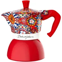 Bialetti Caffettiera Italiana Moka Induction D&g 4 Tazze
