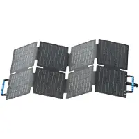 BLUETTI Pannello solare 60W per stazione di ricarica portatile, porta USB-A, USB-C per tablet, telefono, drone, caricatore solare pieghevole per escursioni, campeggio