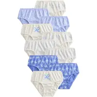 Next Pantaloncini intimi blu denim / lilla chiaro / bianco naturale
