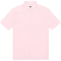 French Connection Ss Seersucker Check Shirt Silver Pink Taglia: XXL | Camicie Casual Outlet | Uomo | Grigio
