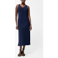 French Connection Scoop Satin Slip Dress Midnight Taglia: 6 | Abiti Midi Outlet | Donna