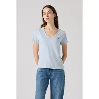 Levi's Perfect Slub Vneck Niagara Mist Slub Taglia: S | Maglie Sportivi Outlet | Donna