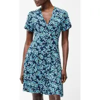 French Connection Benedetta Flippy Dress Midnight Blue Mlt Taglia: 10 | Abiti Mini Outlet | Donna | Blu