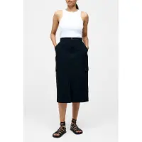 French Connection Cargo Midi Skirt Ss25 Black Taglia: 8 | Minigonne Outlet | Donna | Nero