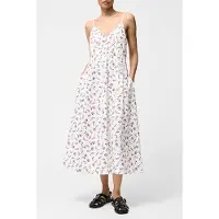 French Connection Florianna Strappy Dress Sz18 Summer Wht Mult Taglia: 6 | Abiti Midi Outlet | Donna