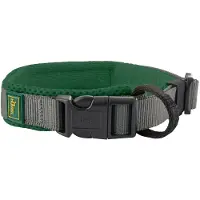 Hunter Halsung Maldon Collari per cani (S - 25-35 x 1,5 cm, dunkelgrün /grigio)
