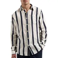 Dstrezzed Ds-miller Shirt Dk. Navy Taglia: M | Maglie a manica lunga Outlet | Uomo | Blu