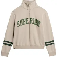 Superdry Felpa Con Mezza Zip Athletic Applique