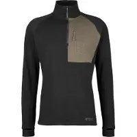 Stoic Merino260 StadjanSt. Zip Pullover Pullover in lana merino Uomo (XXL, nero)